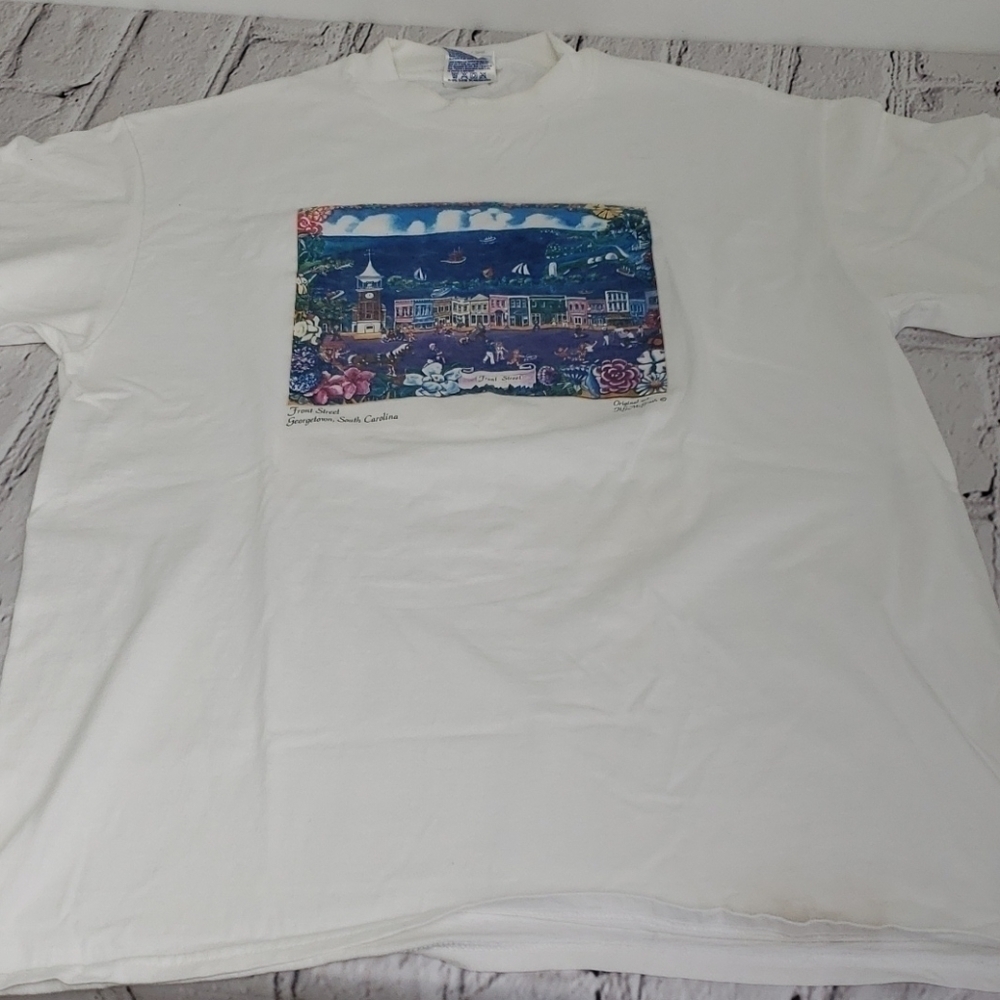 VINTAGE Single Stitch Tee Georgetown SC Front St